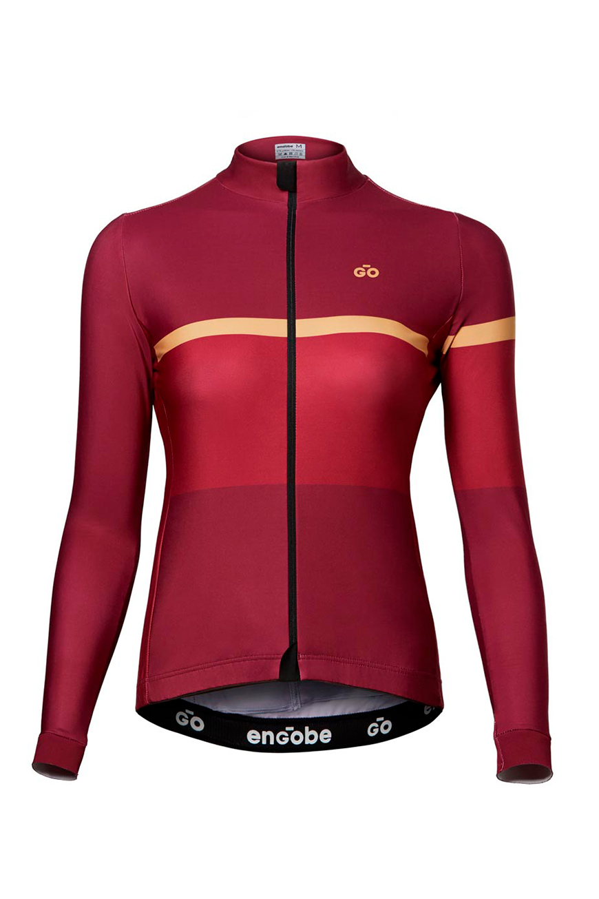 Maillot Race Gold Line de mujer perfecto para rutas invernales - Engobe